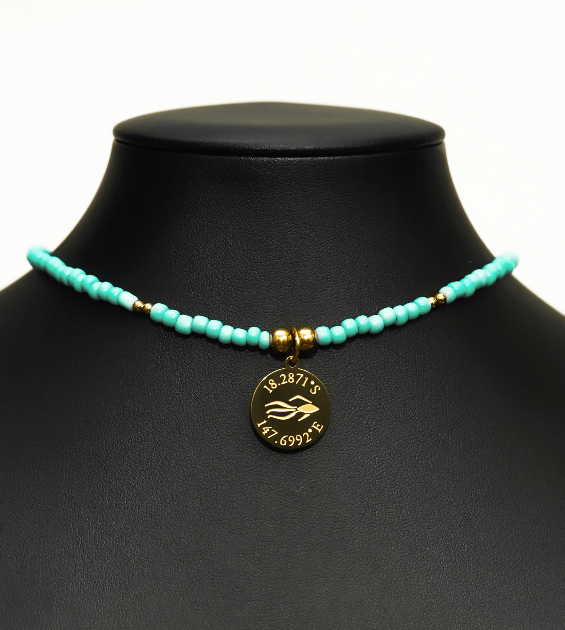 seafoam green seed beaded choker necklace, We're Bringing Chokers Back Aquarius Reef, choker, chokers, choker necklace, seed bead necklace, seed bead choker, light green necklace, light green choker, seed beaded choker, beaded necklace pattern, light gree